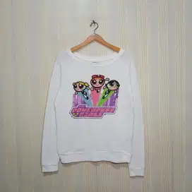 VINTAGE CREWNECK POWERPUFF GIRLS SIZE M