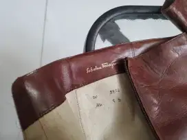 Sepatu Boots Wanita Salvatore Feragamo ASLI itali