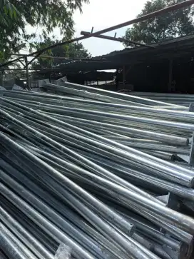 Jual tiang PJU,tiang penangkal petir dan tiang cctv