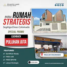 HIGHLY BEST RECOMMENDED  CLUSTER 2 LANTAI ONE GATE Sistem DI COLOMADU