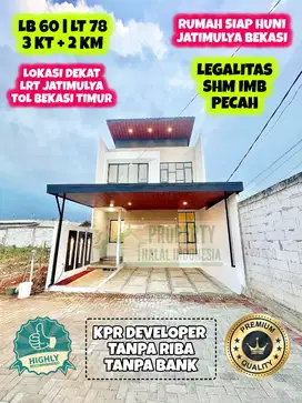 Jual Rumah Cantik Siap Huni Dekat LRT Jatimulya KPR Developer