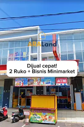 Dijual 2 Unit Ruko dan Bisnis Alfamart