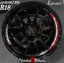 Jual velg rep viper r18 6x139,7 pajero fortuner triton dll