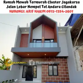 Rumah Mewah TERMURAH Cluster JAGAKARSA Jalan Lebar Nempel TOL Andara