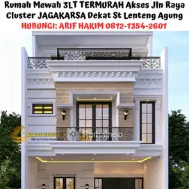 Rumah Mewah 3LT TERMURAH Akses Jalan Raya Cluster JAGAKARSA