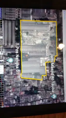 Dijual gudang bisa buat pabrik manis 3 Tangerang banten