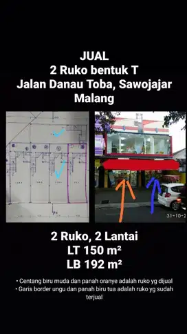 Ruko  Murah Lokasi Strategis