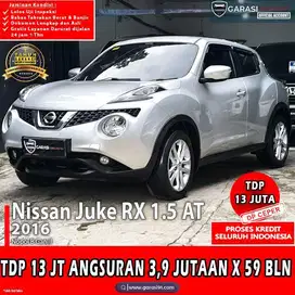 TDP 12 JT Nissan Juke RX 1.5 AT TAHUN 2016 cash kredit