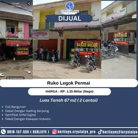 Dijual Ruko Di legok Permai 2 Lantai Full Bangunan