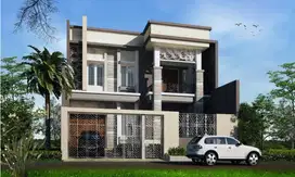 Rumah proses bangun di Villa Sentra Raya, Citraland, Surabaya Barat