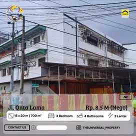 Dijual Ruko Makassar 3LT Poros Onta Lama Strategis Dalam Kota Nego!