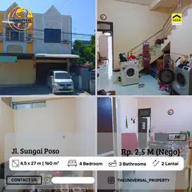 Dijual Ruko Poros Sungai Poso Makassar 2 Lantai Strategis Dalam Kota