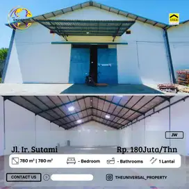 Disewakan Gudang Ir Sutami Makassar 1 Lantai Siap Pakai Strategis