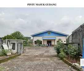Gudang luas jl raya akses container dekat exit tol dijual cepat BU