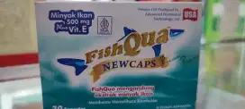 Fishqua untuk daya tahan ingat, memperlancar peredaran darah, vit e
