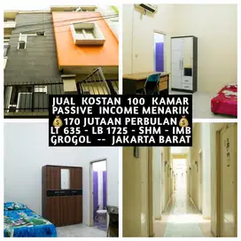 JUAL KOS KOST KOSAN KOSTAN 100 KAMAR DI GROGOL JAKARTA BARAT
