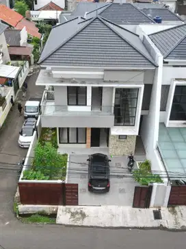 Rumah Baru Non Komplek Posisi Hook Lokasi BEBAS BANJIR Di Duren Sawit
