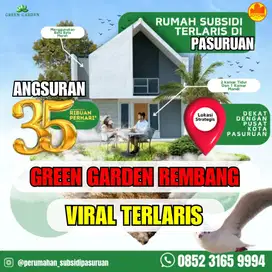 Perumahan Pasuruan Subsidi Viral Terlaris Green Garden