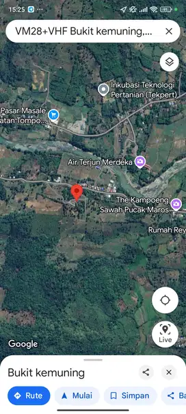 Tanah luas Pucak Maros
