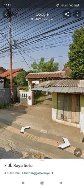 Dijual tanah + rumah di setu grand wisata murah