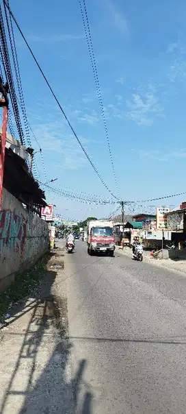 dijual cepat tanah komersil jl raya Binong Curug