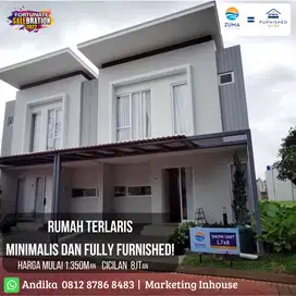 RUMAH 2 LANTAI FULL FURNISHED HARGA MULAI 1,3Man GADING SERPONG BSD