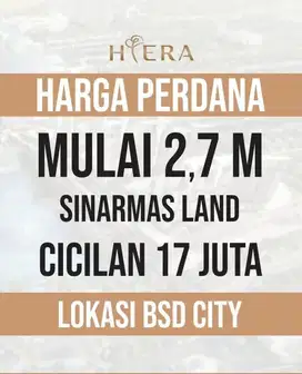 HIERA AT BSD CITY Rumah 2 Lantai Istimewa Promo Luar Biasa Diskon Besa
