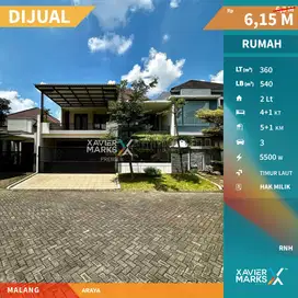 Dijual Rumah di Araya Malang Full Furnish Modern Tropis