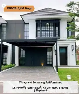 Full furnished Rumah Di Citragrand Tembalang