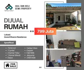 Jual cepat rumah termurah 700 jutaan di Grand Sharon Residence Bandung