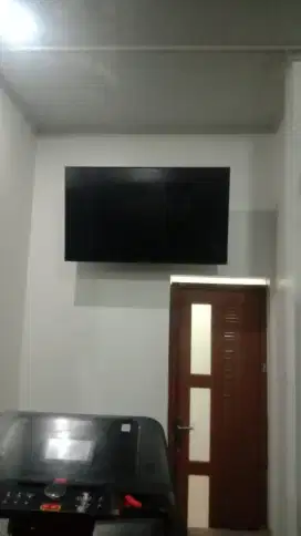 Pasang bracket tv masa kini led lcd plat tebal