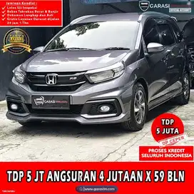 TDP 5 JT Honda New Mobilio RS Cvt AT 2017 mulus cash kredit murah