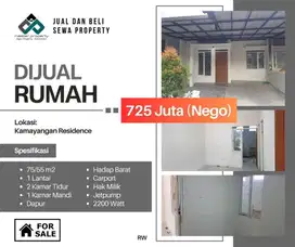 Jual cepat rumah minimalis baru renovasi di Kamayangan Residence