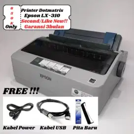 Printer Dot matrix Epson LX-310 Second Like New Murah