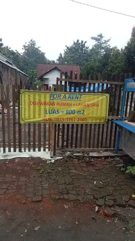 Disewakan Rumah dan Lahan 800 m² tepi jalan raya. Jl. Bantul KM 6