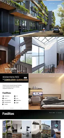 Dijual Kosan baru di Bintaro Tangerang Harga 4 M Dapat Kosan 16 kamar