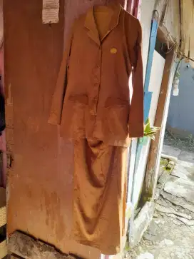 Baju rok panjang sepasang seragam ,bahan,minus pakaian,