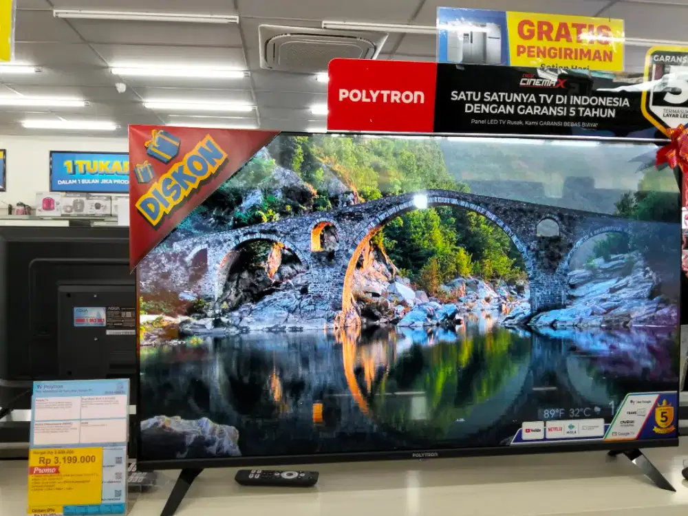 TV POLYTRON GOOGLE 43INCH PROMO
