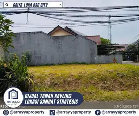 DIJUAL TANAH LOKASI SANGAT STRATEGIS DI GRIYA LOKA BSD -HRB168