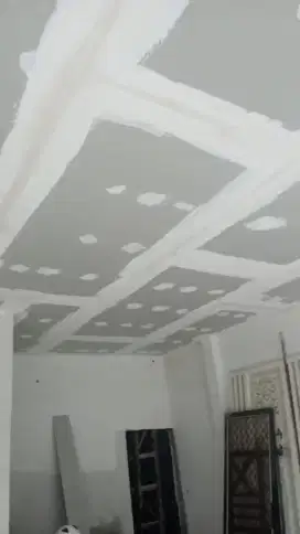 Plafon gypsum dan PVC
