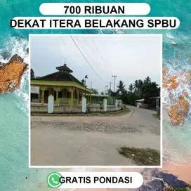 TANAH MURAH KAMPUS ITERA HANYA 3 MENIT KE HALUR 2 KAMPUS ITERA