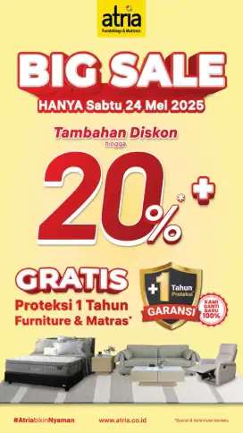 Big sale sampai 31 may 2025 @atria bandung