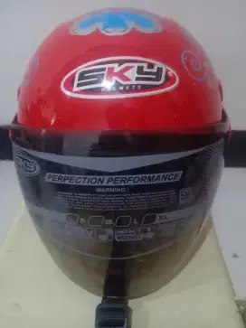 Helm anak baru cm gak ada dusnya aja
