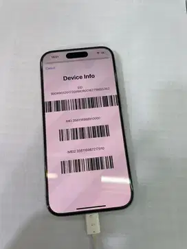 Iphone 15 pro 1 Tb bea cukai unit only