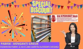 Rak minimarket gondola