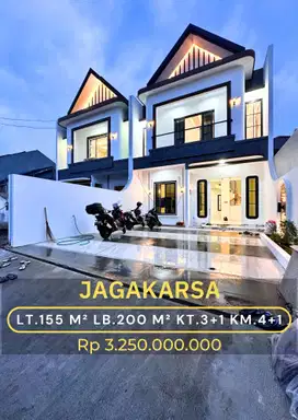 RUMAH BARU KEREN SCANDINAVIAN SIAP HUNI DI JAGAKARSA JAKARTA SELATAN
