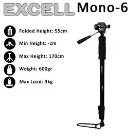 Monopod Excell Mono-006 Camera DSLR Mirrorless MONO 6