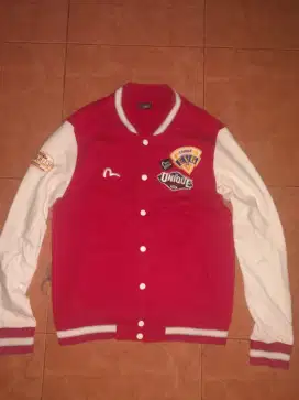 Jaket sweater varsity jaket EVISU original size M