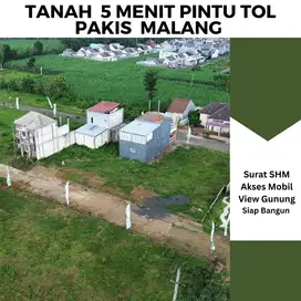 Tanah SHM Ready Siap Bangun 5 Menit Pintu Tol Pakis Malang