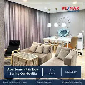 DIJUAL HARGA MURAH APART RAINBOW SPRING CONDOVILLA 3BR GADING SERPONG